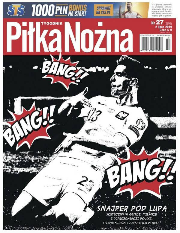 STS z agresywnym przekazem reklamowym w tygodniku „Piłka Nożna”