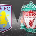 Obrazek ilustruje herby Aston Villi oraz Liverpoolu