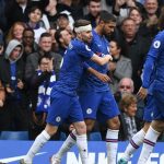 Obrazek przedstawia piłkarzy drużyny Chelsea Londyn