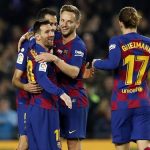 Obrazek przedstawia zawodników FC Barcelony