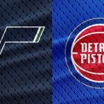 Obrazek przedstawia logo Utah Jazz i Detroit Pistons