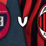 Obrazek przedstawia logo Cagliari i Milanu