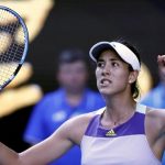 Zdjęcie przedstawia zawodniczkę tenisa, Garbine Muguruzę