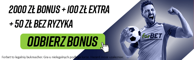 Freebet czyli darmowy zakład bukmacherski w ofercie legalnych bukmacherów w Polsce Belka prezentująca bonus forbet