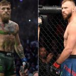 Obrazek przedstawia dwóch zawodników UFC przed walką