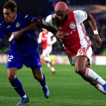 Na zdjęciu znajdują się zawodnicy Ajaxu i Getafe