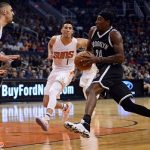 Obrazek przedstawia koszykarzy Brooklyn Nets i Phoenix Suns