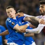 Obrazek prezentuje zawodników Bragi i Glasgow