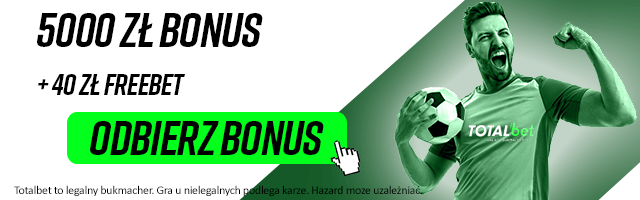 Kody bonusowe legalnych bukmacherów w Polsce Totalbet oferuje darmowy zakład
