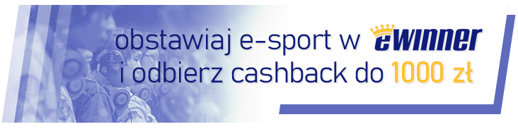 Promocja od eWinner na e-sport. Zgarnij cashback do 1000 PLN.