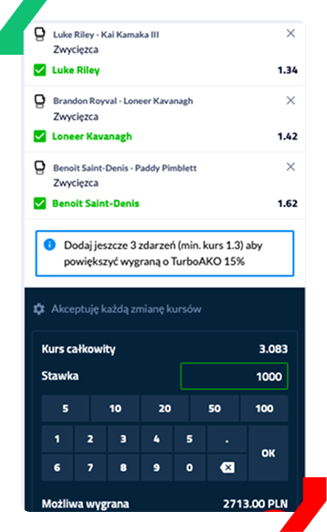 Kupon UFC forBET