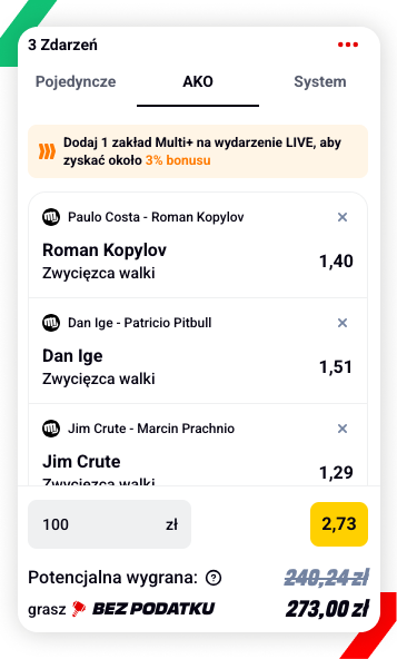 UFC 318 kupon Betclic