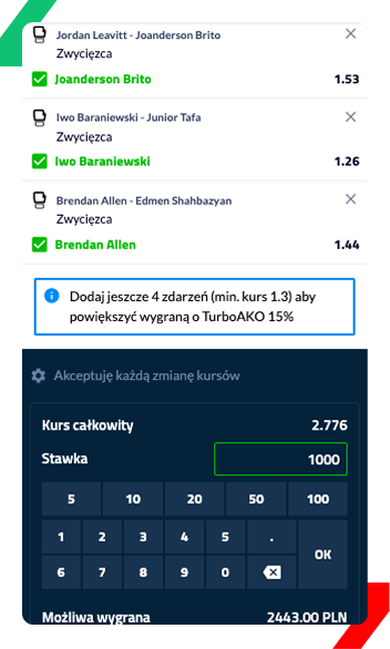 Kupon forBET UFC