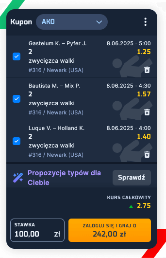 STS kupon UFC 316