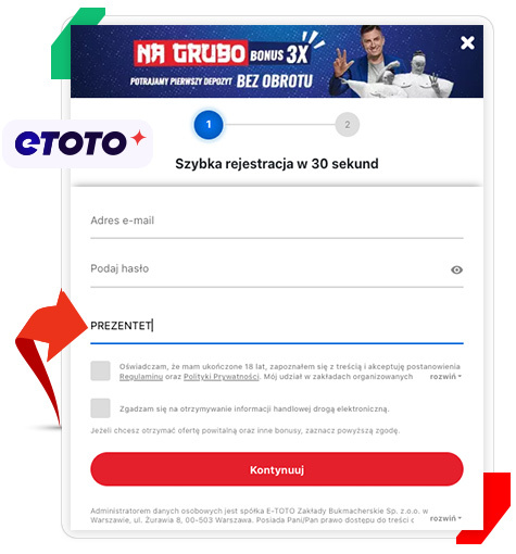Etoto rejestracja