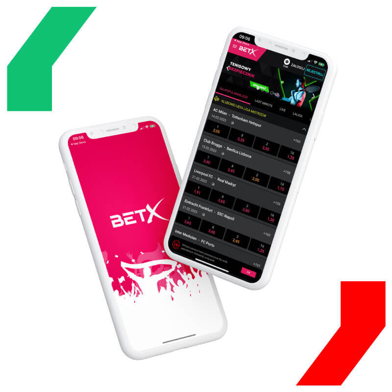 BetX aplikacja mobilna bukmachera