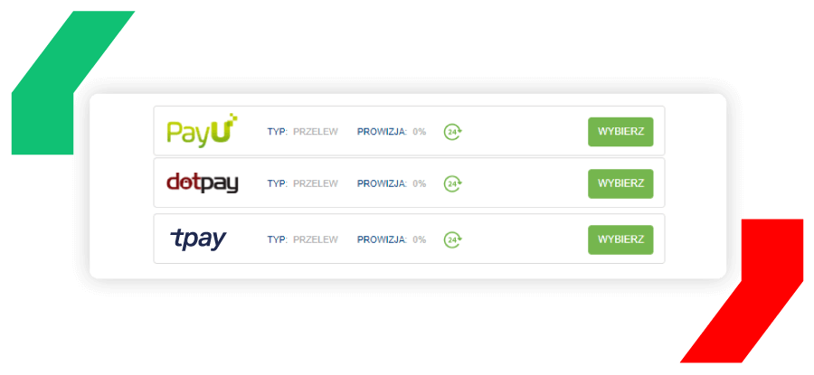 Metody płatności w forBET