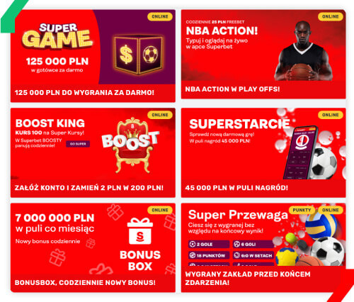 promocje bukmacherskie superbet