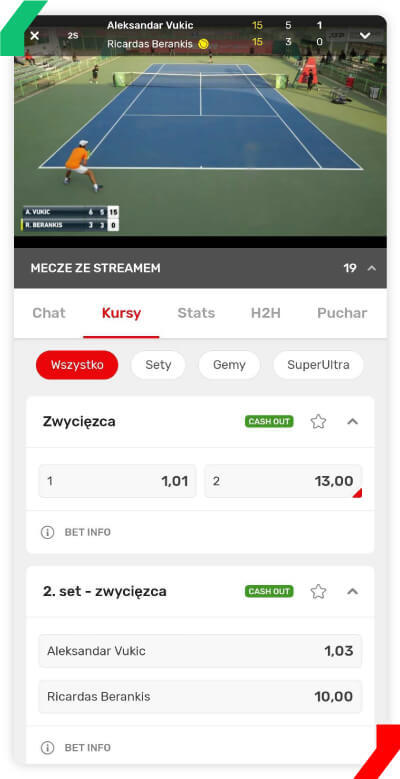 transmisje live superbet