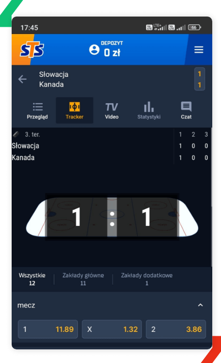 zakłady na żywo sts
