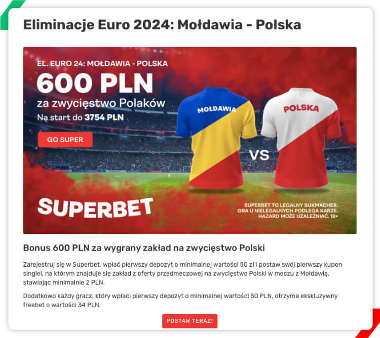 Boost Polska - Mołdawia