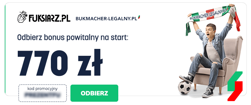 Fuksiarz bonus powitalny