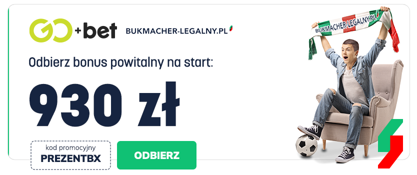 GoBet bonus powitalny na start z kodem