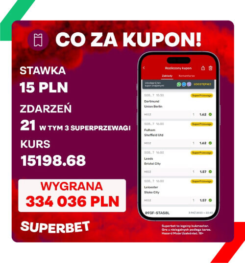 Superbet mega wygrana