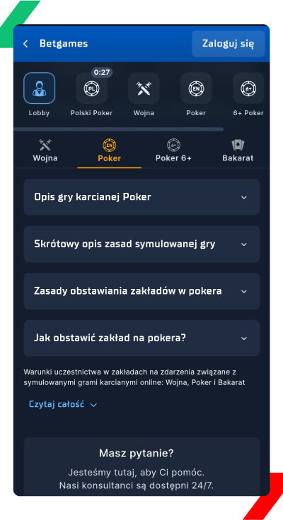 betgames zasady gry