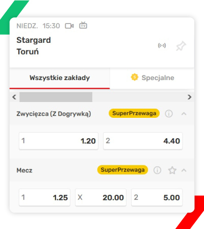 Superbet superprzewaga na koszykówkę