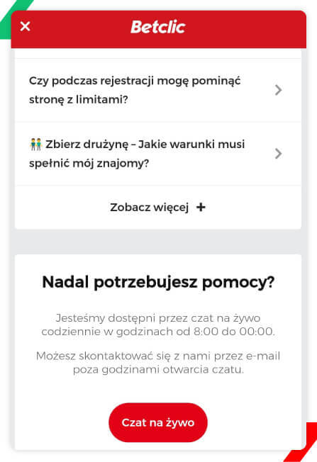 obsługa klienta betclic