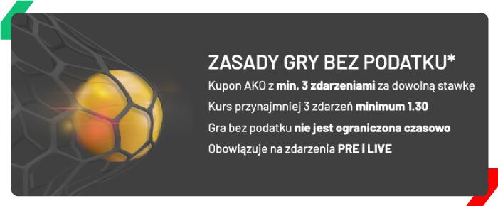 bez podatku - bonus Ekstraklasa