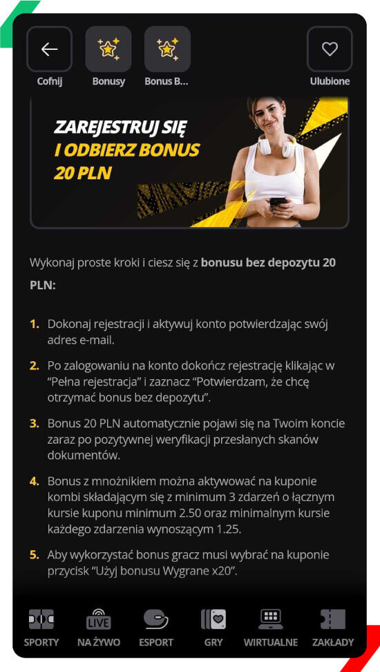 LVBET bonus bez depozytu