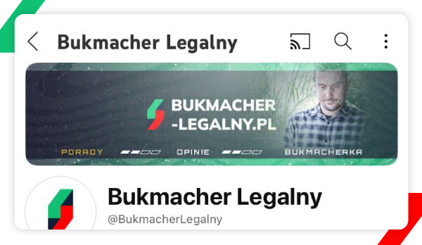 Bukmacher Legalny kanał youtube