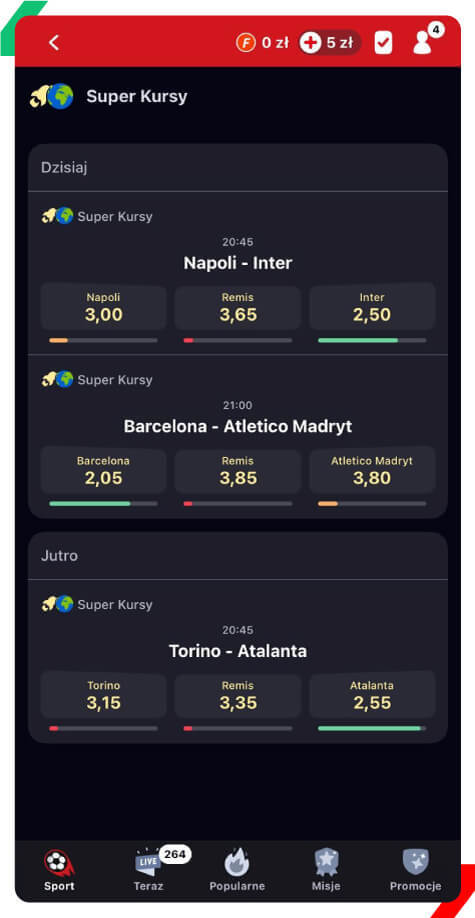 super kursy betclic