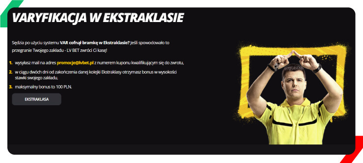 promocja lvbet ekstraklasa