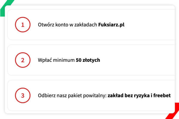 zakład bez ryzyka fuksiarz