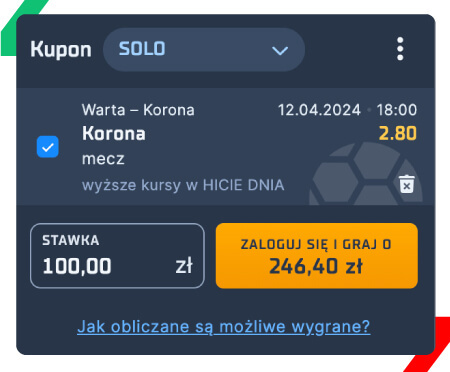 przykład kupony bez ryzyka STS