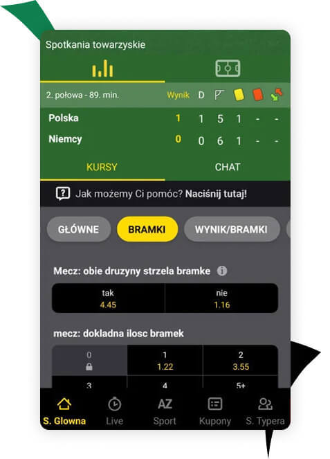 kursy na żywo na btts