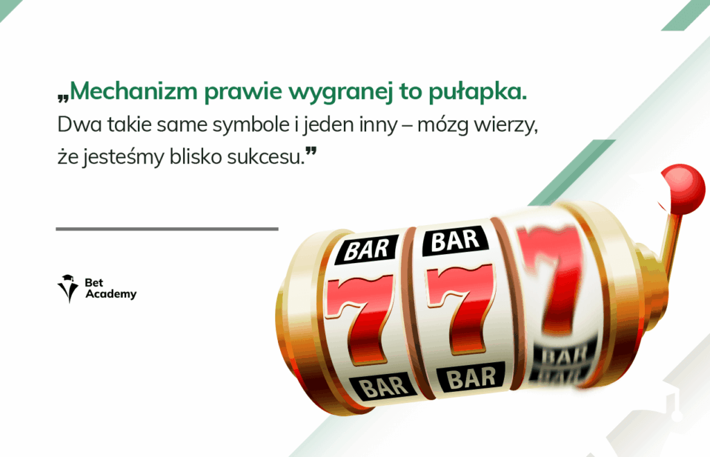 mechanizm prawie wygranej w hazardzie