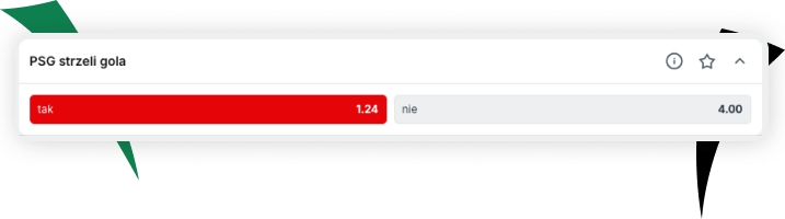 zakład na gola PSG w finale Ligi Mistrzów