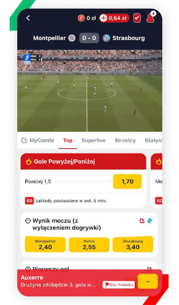 Transmisja w Betclic z meczu Ligue 1